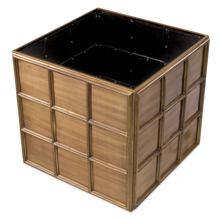 Eichholtz Plantenbak Grid L Vintage Brass