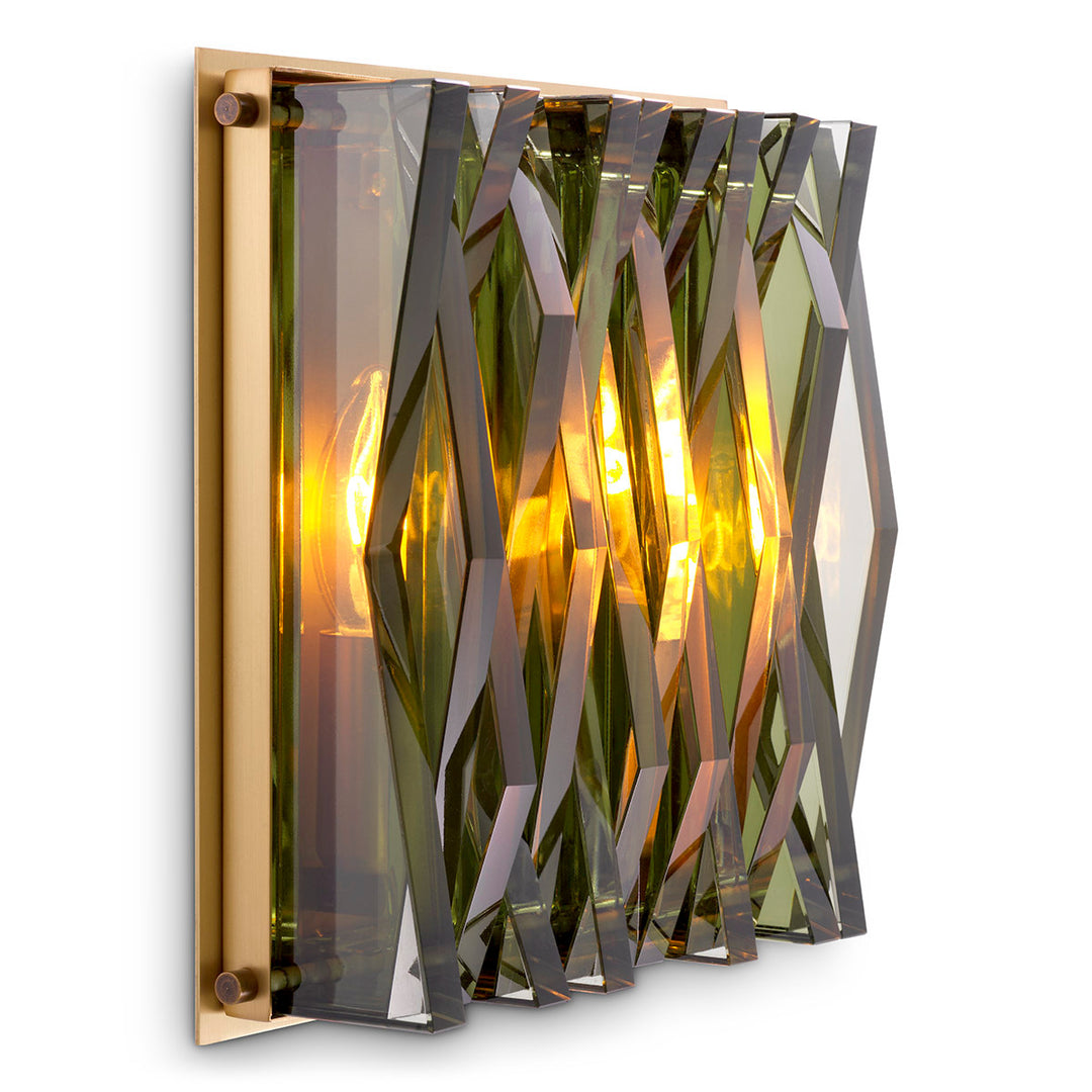 Eichholtz Wandlamp Nuvola S Green Glass