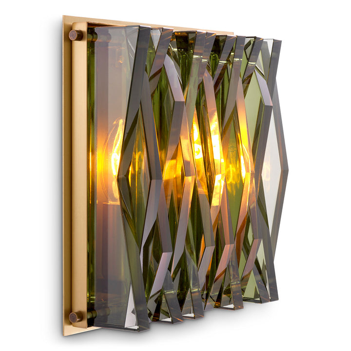 Eichholtz Wandlamp Nuvola S Green Glass