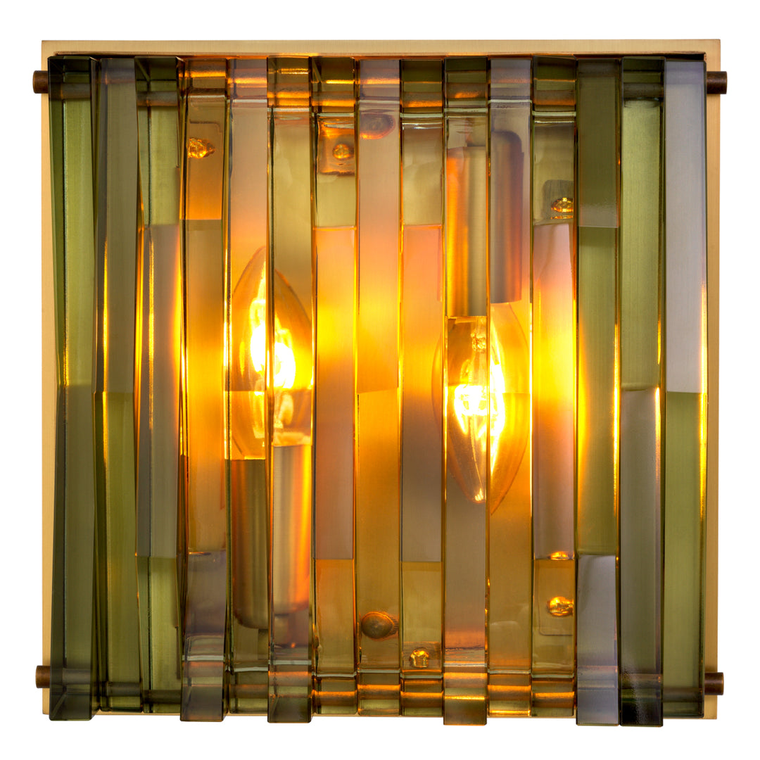 Eichholtz Wandlamp Nuvola S Green Glass