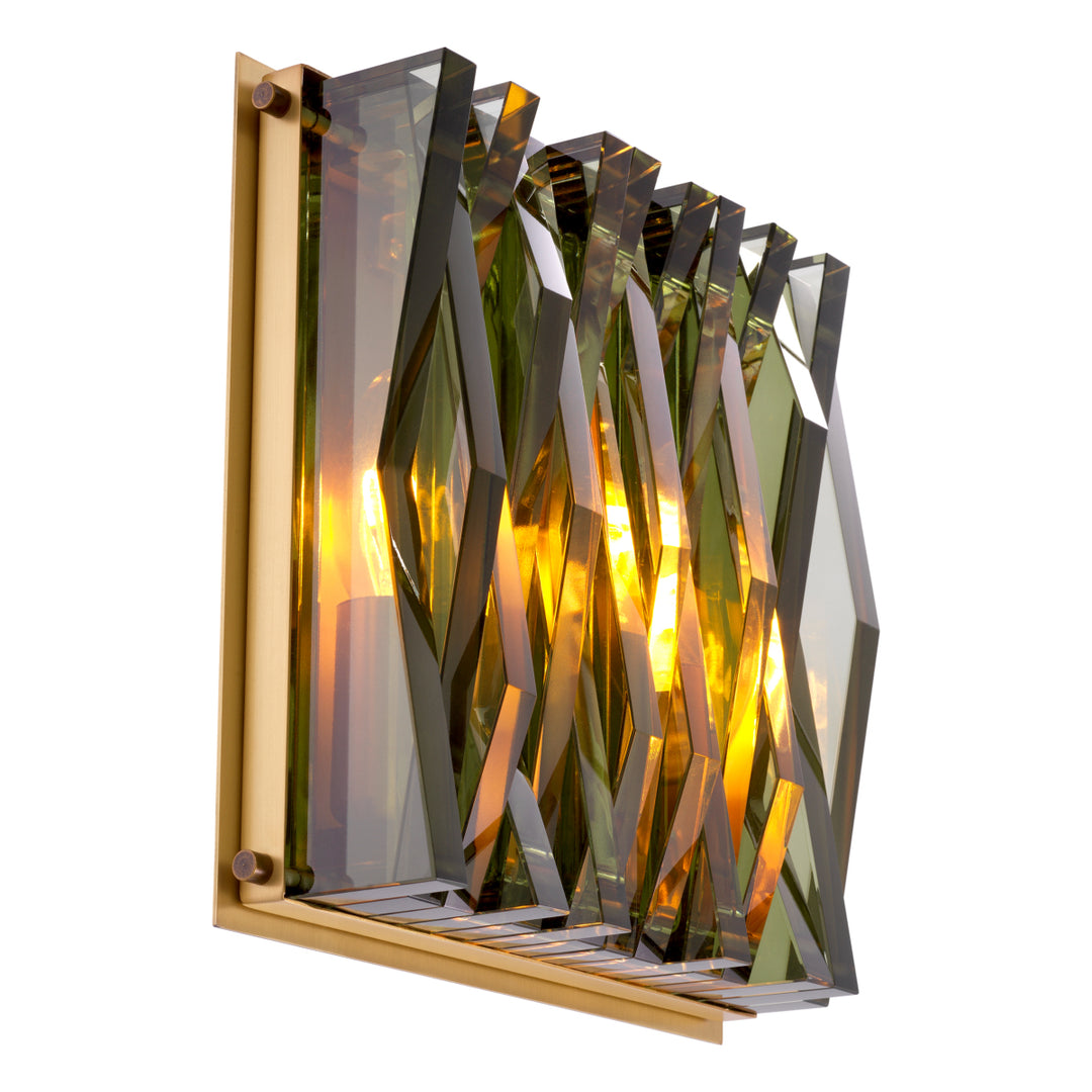 Eichholtz Wandlamp Nuvola S Green Glass