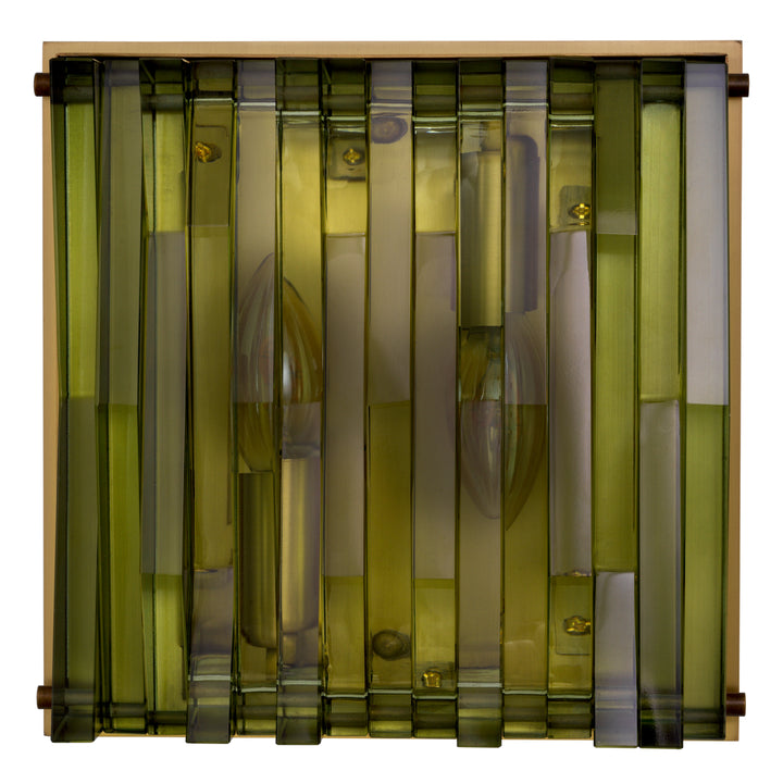 Eichholtz Wandlamp Nuvola S Green Glass