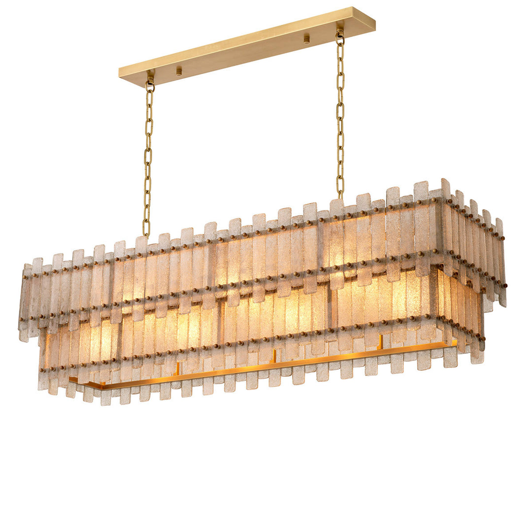 Eichholtz Chandelier Caprera Rectangular Antique Brass