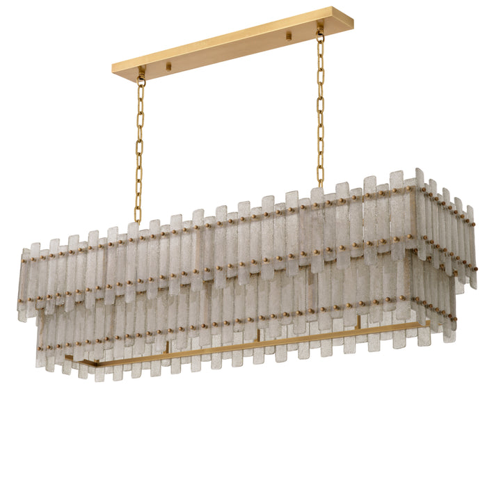 Eichholtz Chandelier Caprera Rectangular Antique Brass