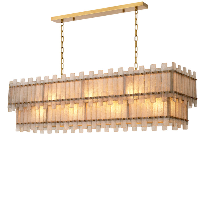 Eichholtz Chandelier Caprera Rectangular Antique Brass