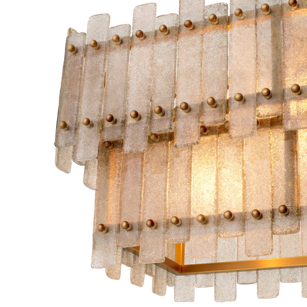 Eichholtz Chandelier Caprera Rectangular Antique Brass