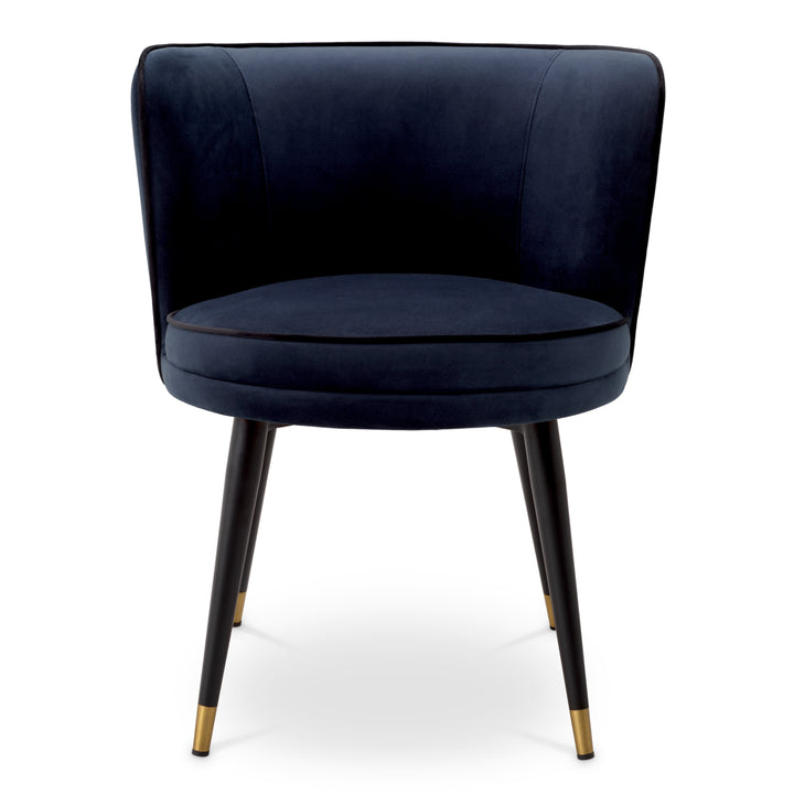 Eichholtz Eetkamerstoel Grenada Savona Midnight Blue – afbeelding 2