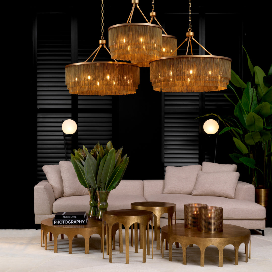 Eichholtz Chandelier Tissot S Antique Brass