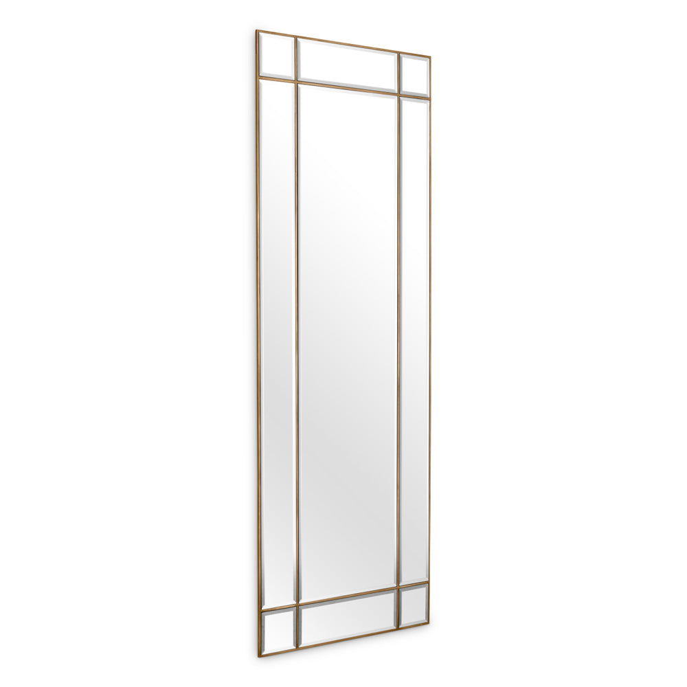 Eichholtz Spiegel Beaumont Rechthoekig Vintage Brass