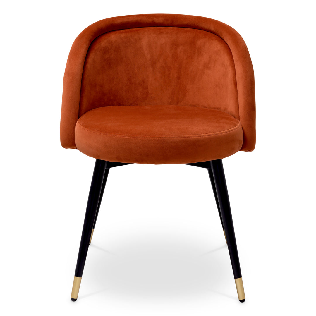 Eichholtz Eetkamerstoel Chloé Set van 2 Savona Orange