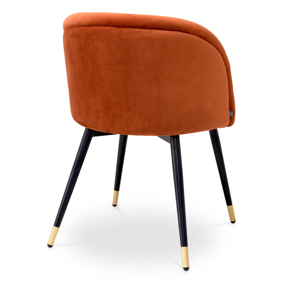 Eichholtz Eetkamerstoel Chloé Set van 2 Savona Orange