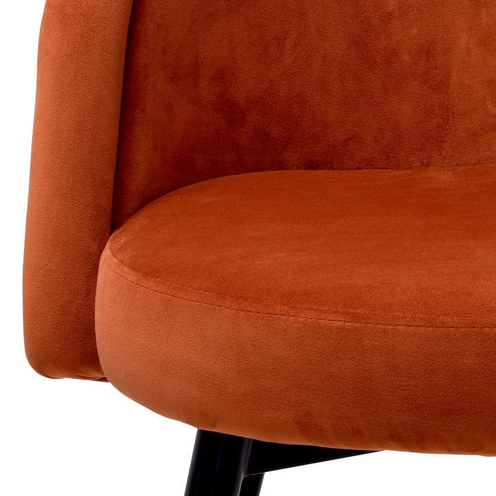 Eichholtz Eetkamerstoel Chloé Set van 2 Savona Orange