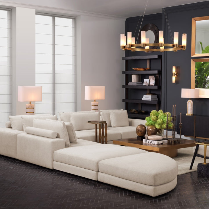 Eichholtz Ottoman Lounge Club Nuoro Beige