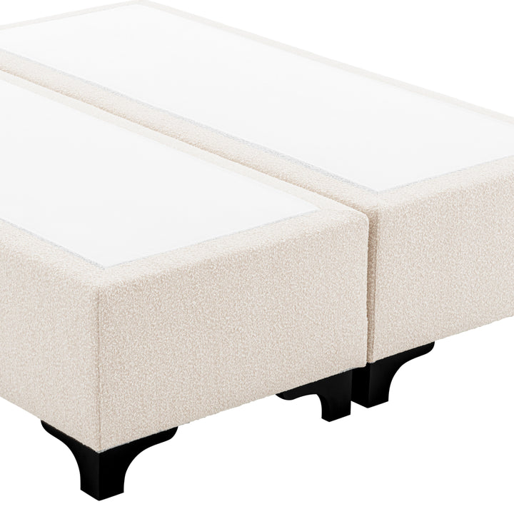 Eichholtz Boxspring Mavone Bouclé Cream 180 x 210 cm