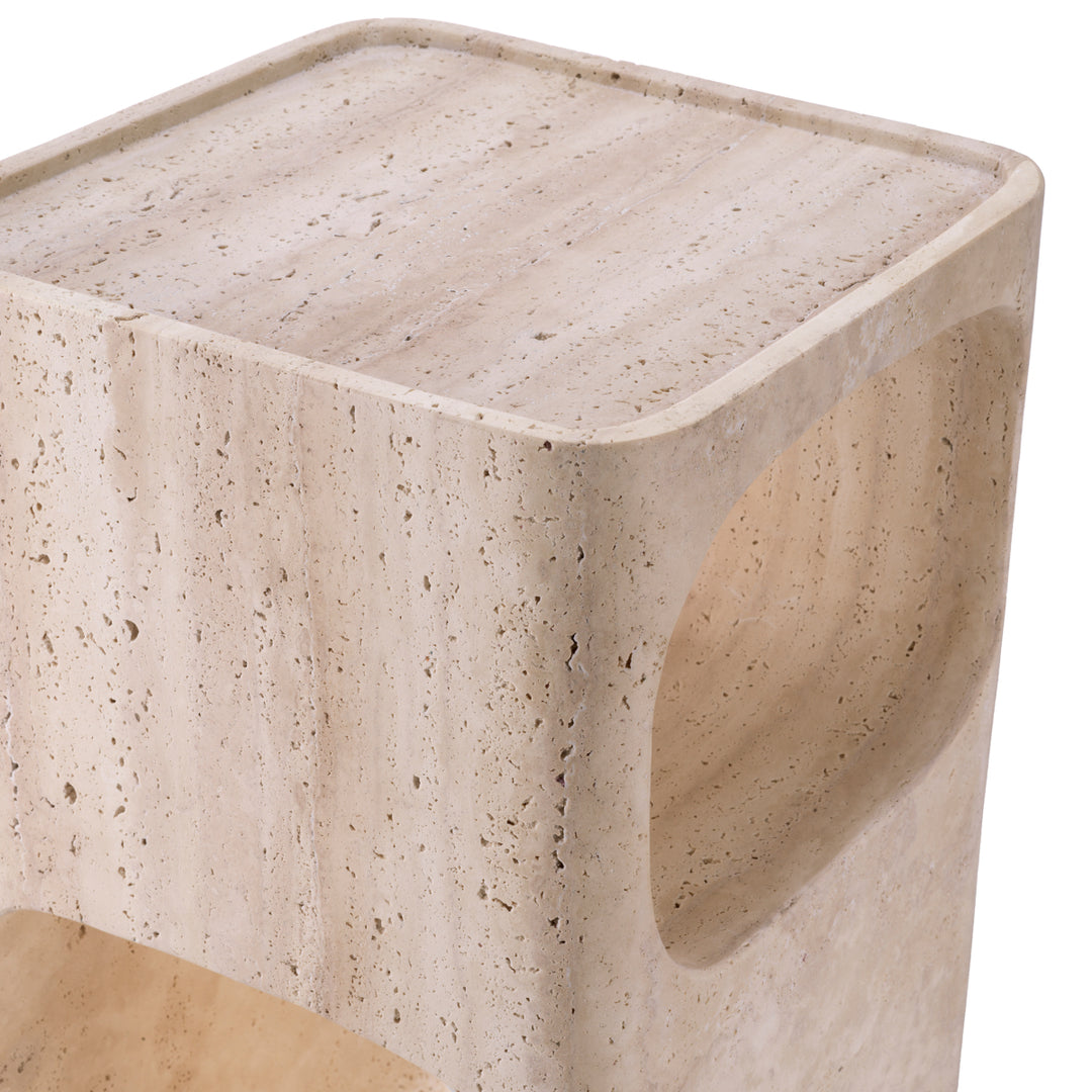 Eichholtz Bijzettafel Adler Travertine