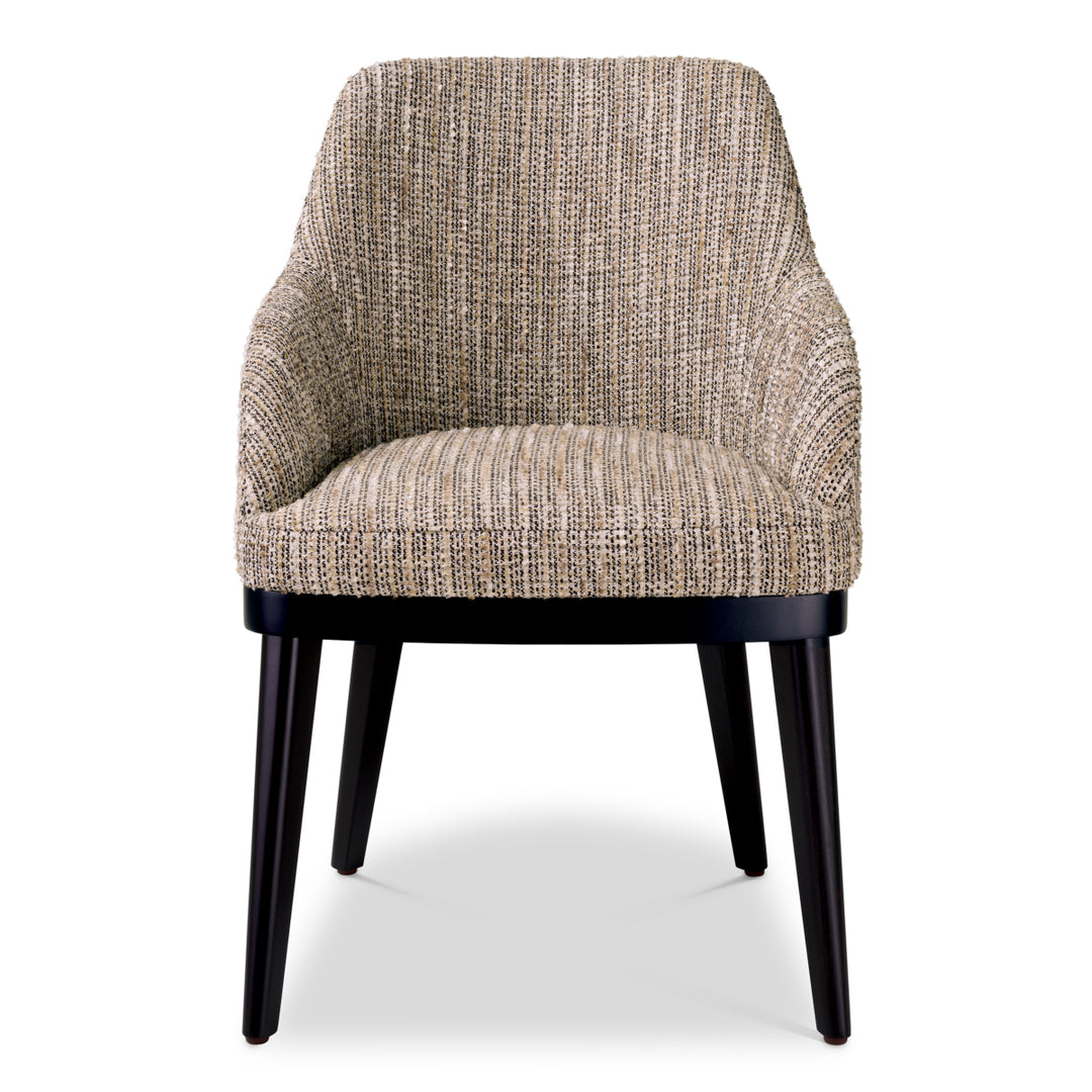 Eichholtz Eetkamerstoel Costa Mademoiselle Beige met Armleuning
