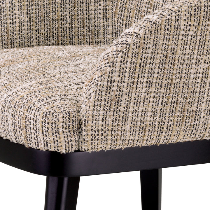 Eichholtz Eetkamerstoel Costa Mademoiselle Beige met Armleuning