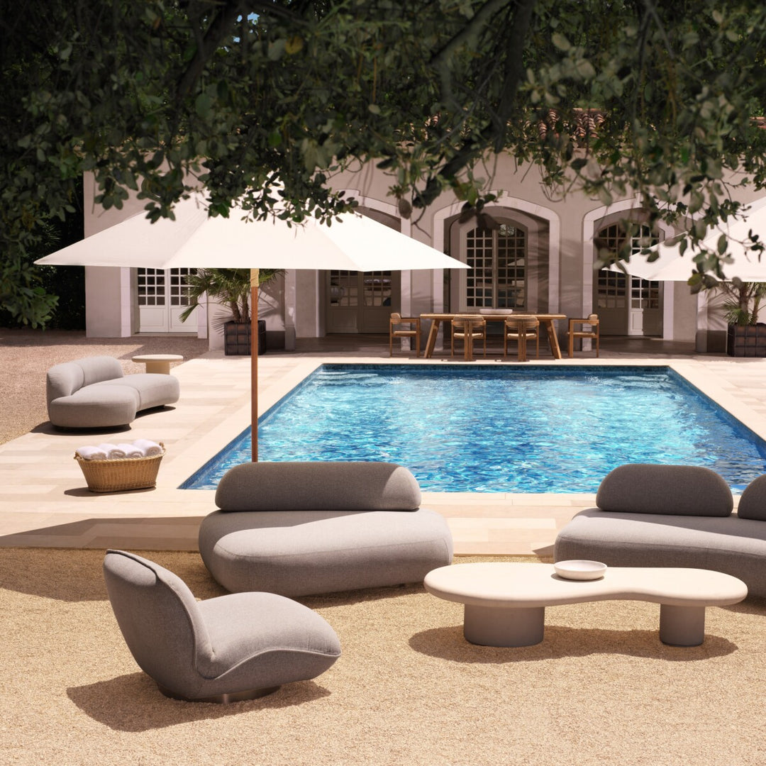 Eichholtz Outdoor Fauteuil Relax Mauritius Light Grey