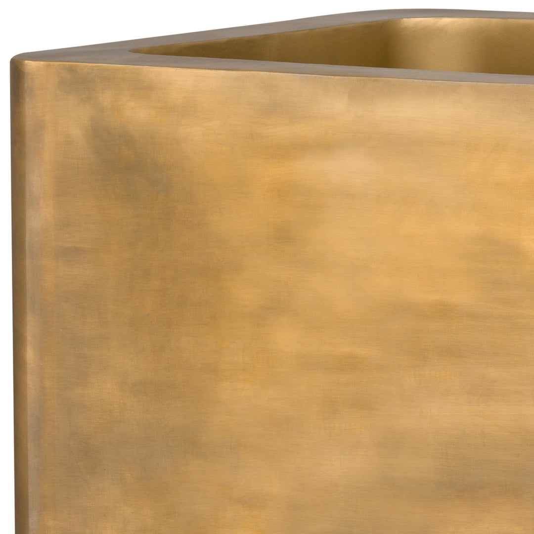 Eichholtz Plantenbak Jasper Square High Vintage Brass