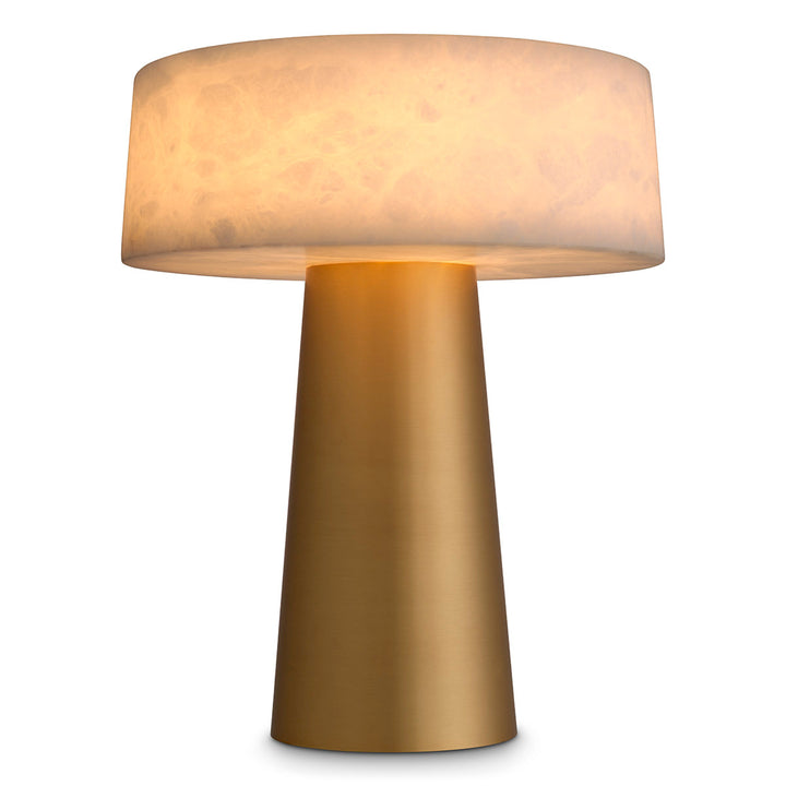 Eichholtz Tafellamp Cinco Antique Brass Alabaster