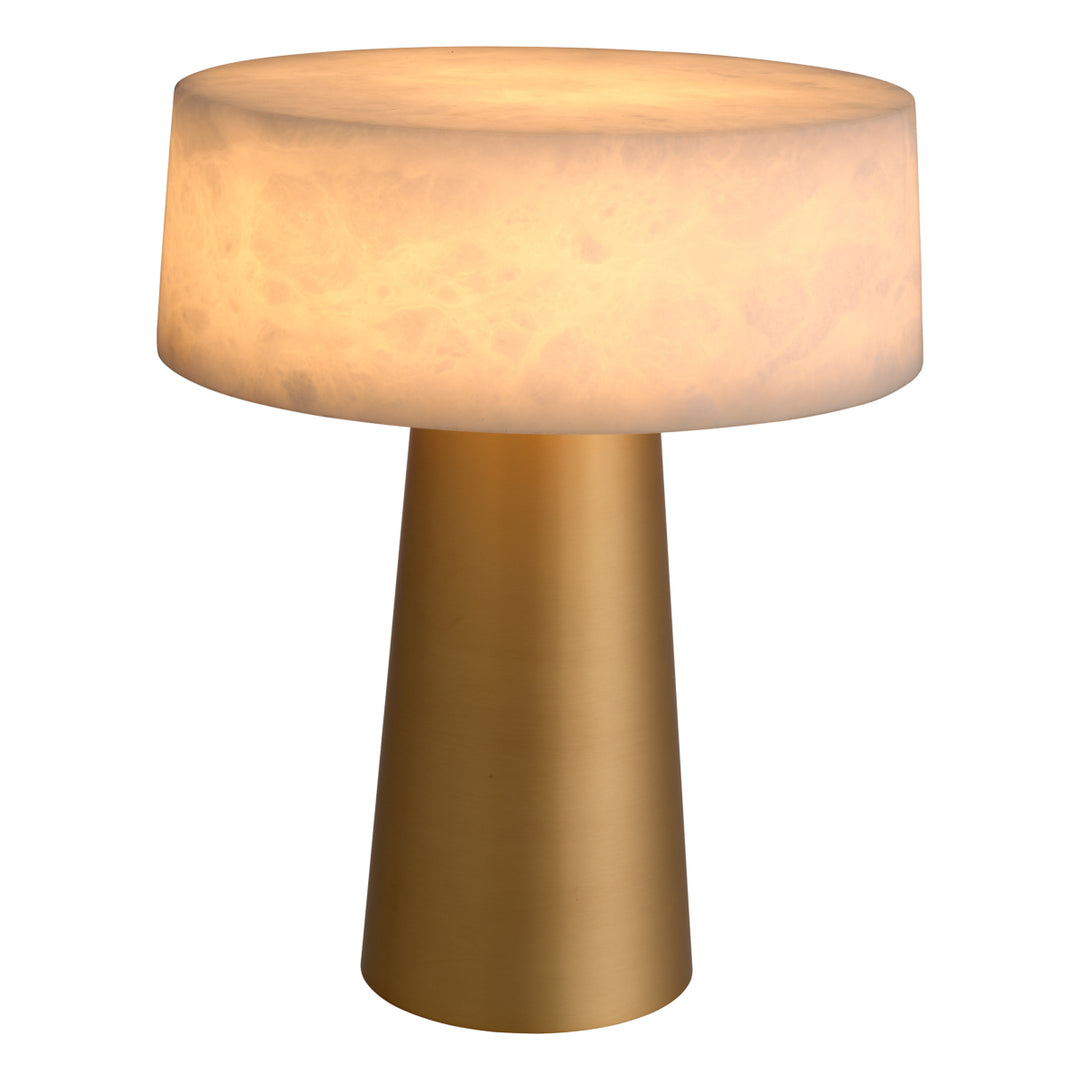 Eichholtz Tafellamp Cinco Antique Brass Alabaster