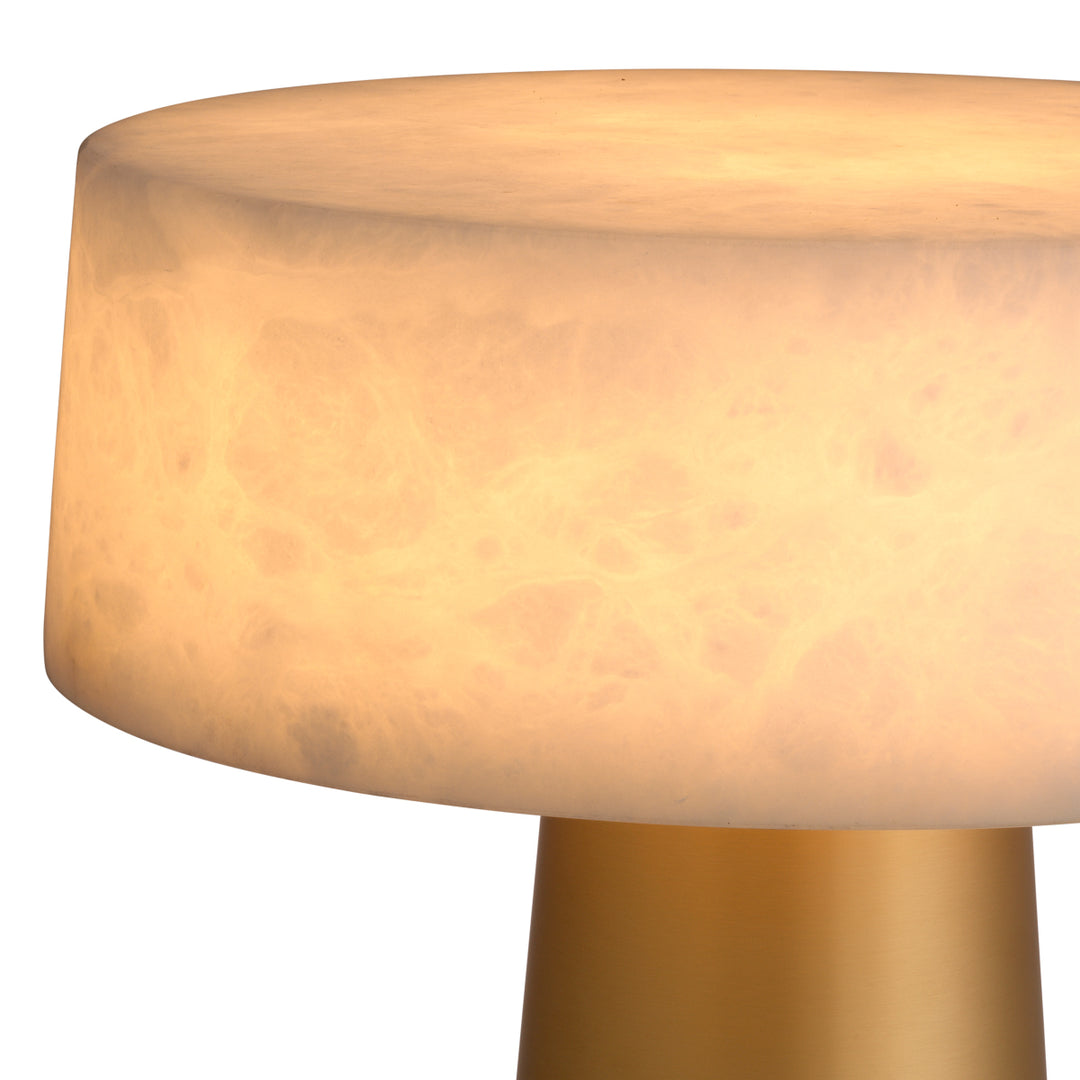 Eichholtz Tafellamp Cinco Antique Brass Alabaster