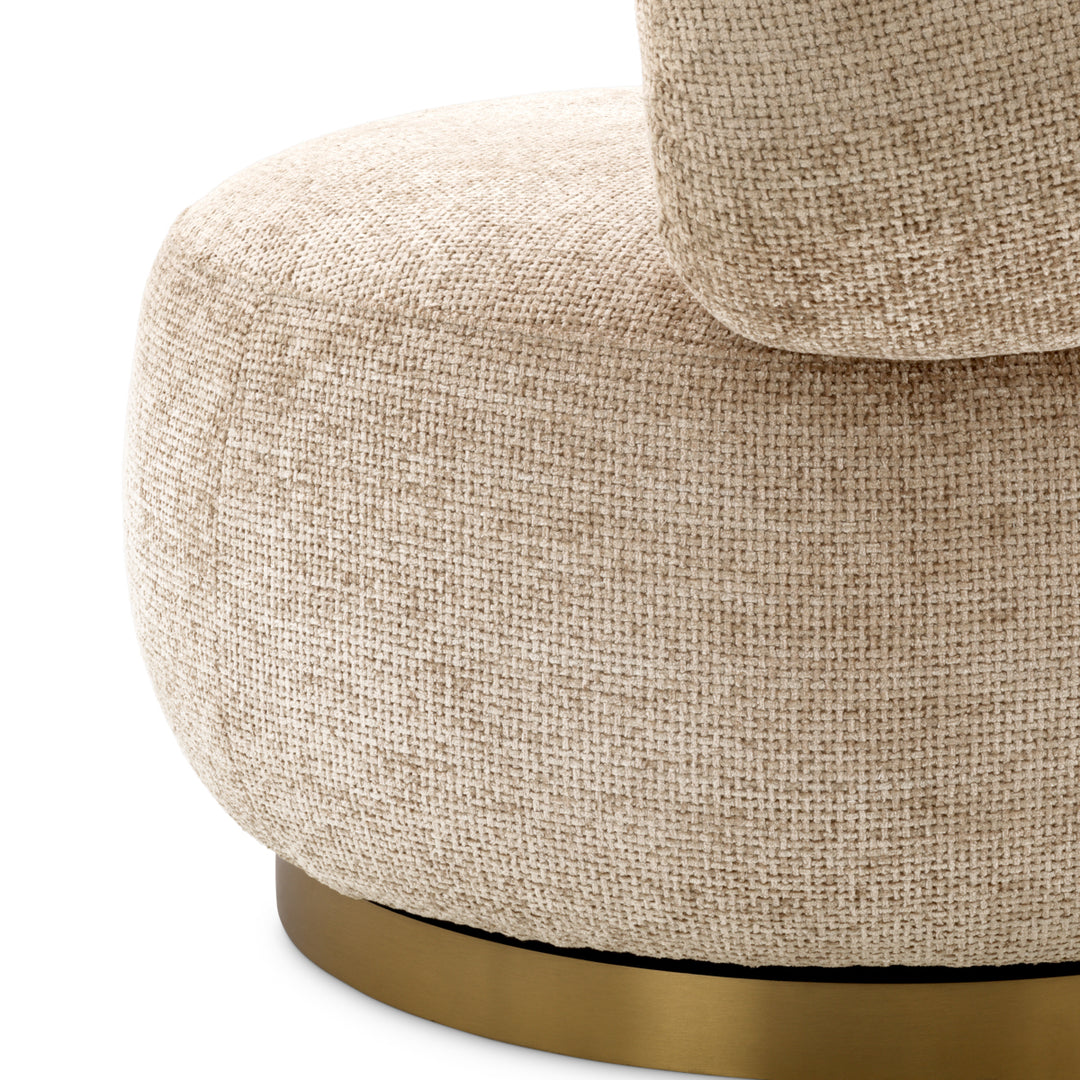 Eichholtz Draaifauteuil Phedra Sand