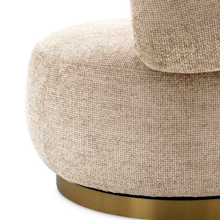 Eichholtz Draaifauteuil Phedra Sand