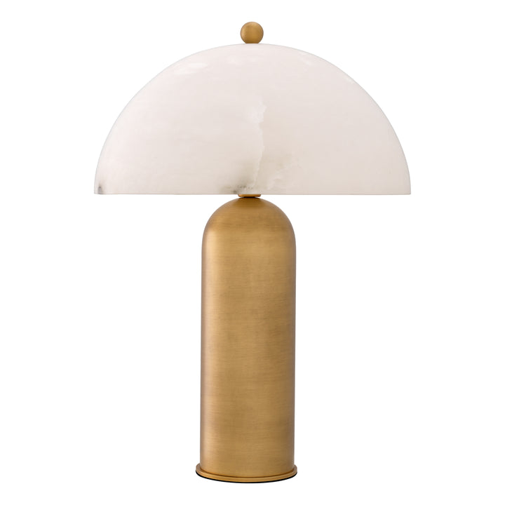 Eichholtz Tafellamp Lorenza Antique Brass Alabaster
