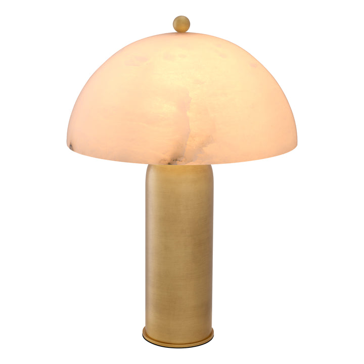 Eichholtz Tafellamp Lorenza Antique Brass Alabaster