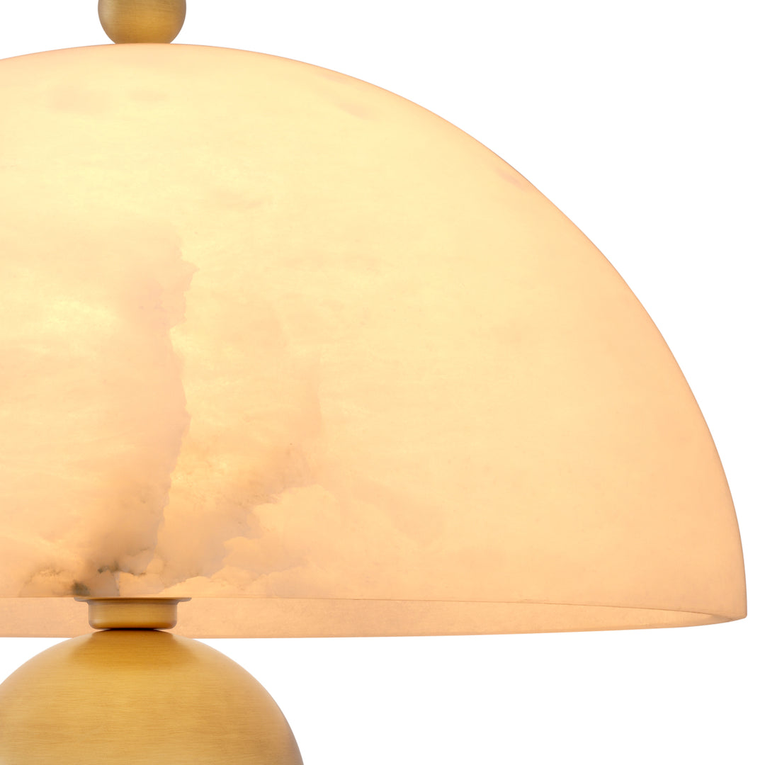 Eichholtz Tafellamp Lorenza Antique Brass Alabaster
