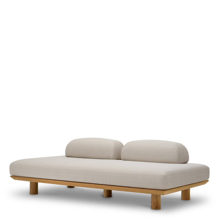 Eichholtz Outdoor Bank Nomade Natural Teak Lucio Sand