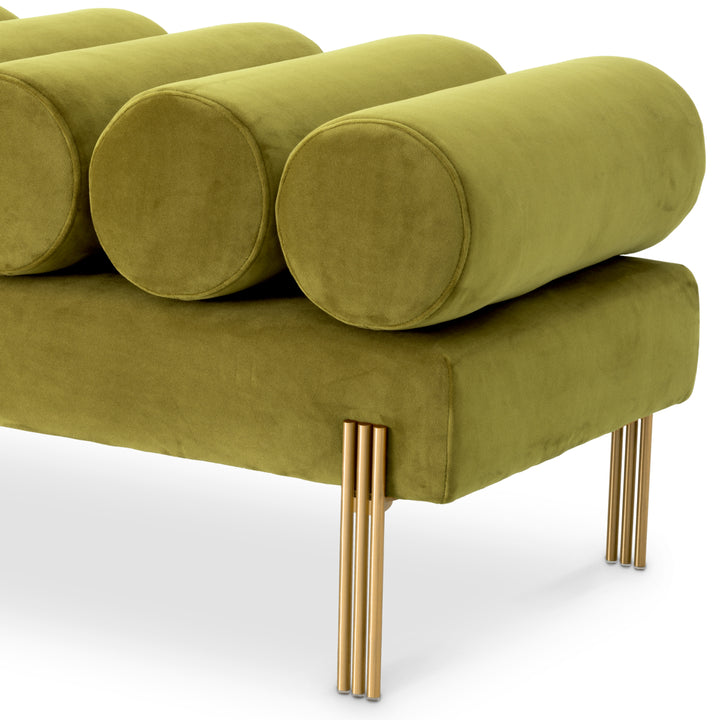 Eichholtz Bankje Oxley Savona Vintage Green Velvet