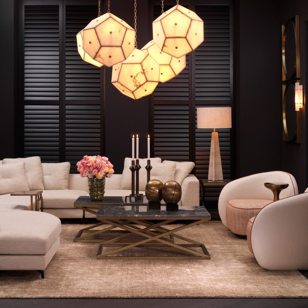 Eichholtz Fauteuil San Marino rechts Sarra Off-White