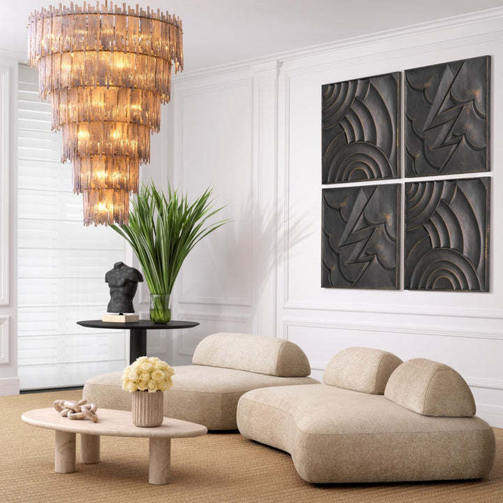Eichholtz Chandelier Saint Roch XXL Smoke Glass