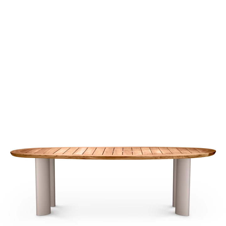 Eichholtz Outdoor Eettafel Free Form Natural Teak Sand