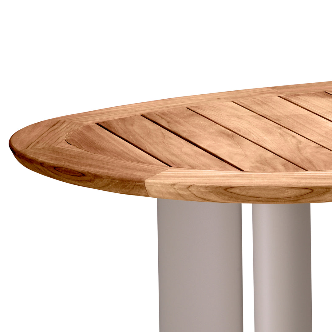 Eichholtz Outdoor Eettafel Free Form Natural Teak Sand