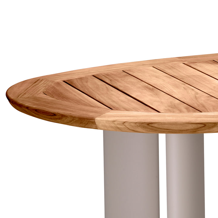 Eichholtz Outdoor Eettafel Free Form Natural Teak Sand