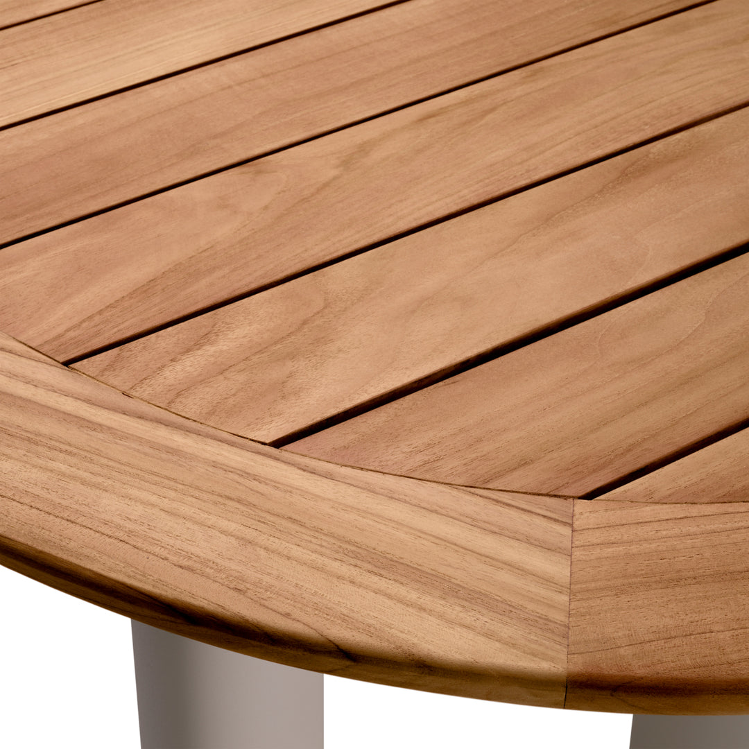 Eichholtz Outdoor Eettafel Free Form Natural Teak Sand