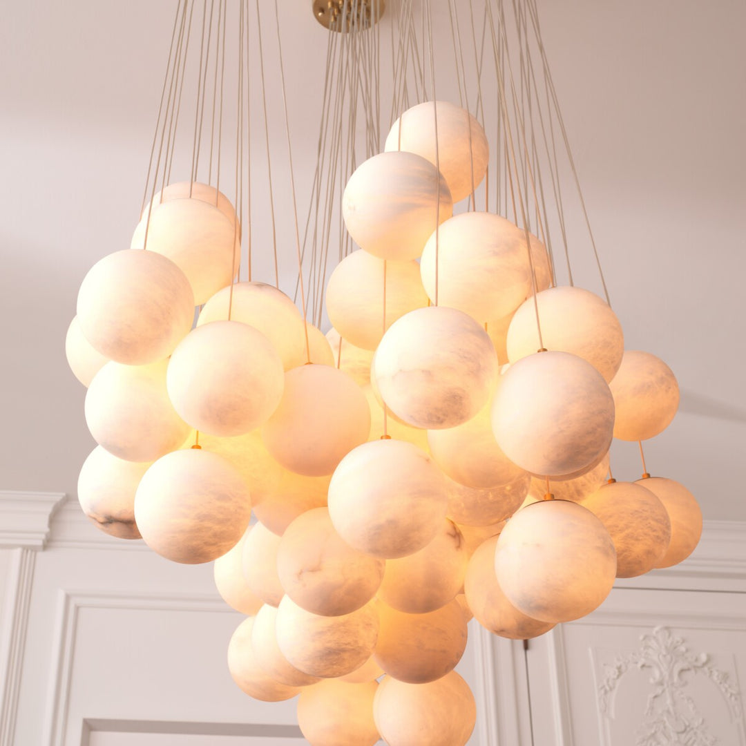 Eichholtz Chandelier Sphinx Alabaster