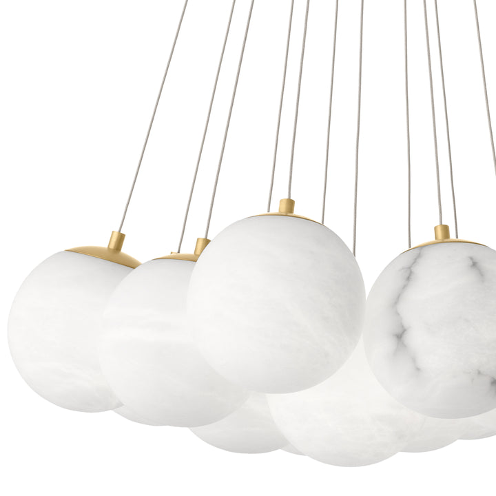 Eichholtz Chandelier Sphinx Alabaster