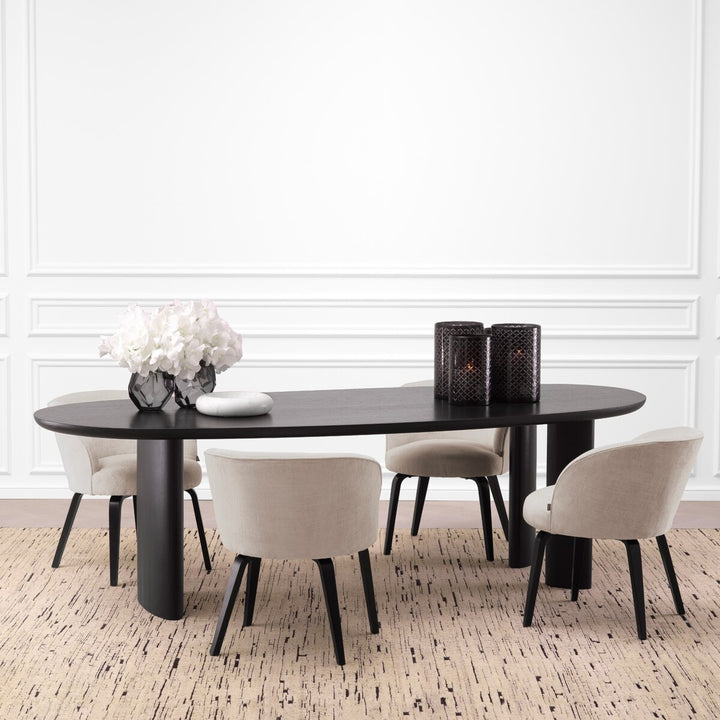 Eichholtz Eettafel Lindner Black Veneer