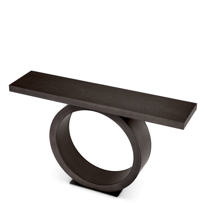 Eichholtz Consoletafel Odis Mocha Oak Bronze