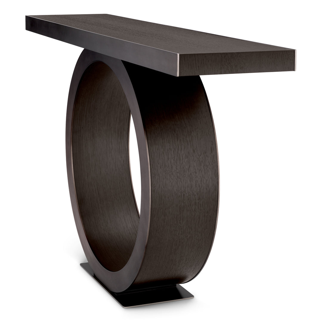 Eichholtz Consoletafel Odis Mocha Oak Bronze