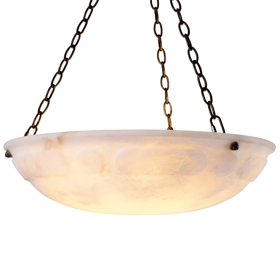 Eichholtz Chandelier Novara Bronze Alabaster