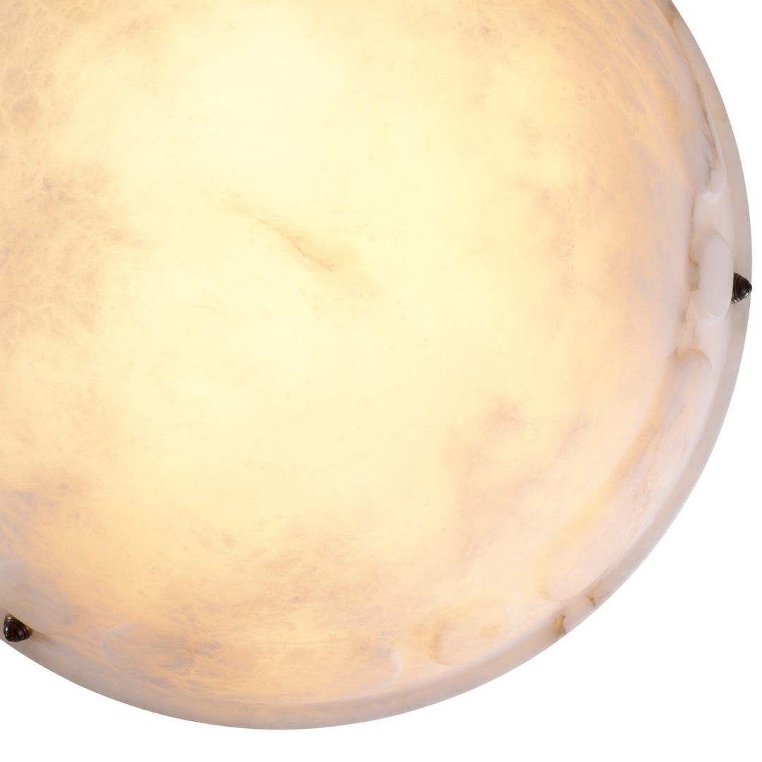Eichholtz Chandelier Novara Bronze Alabaster