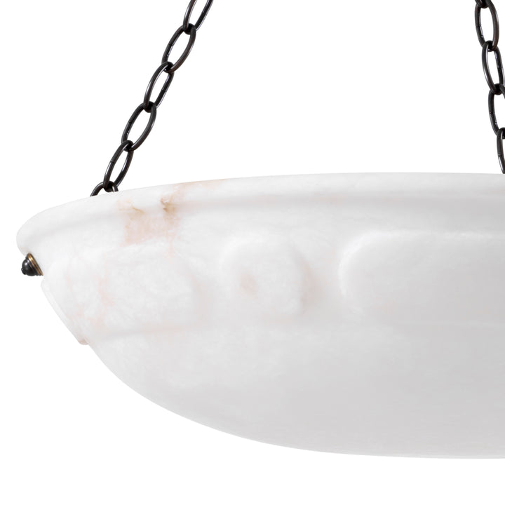 Eichholtz Chandelier Novara Bronze Alabaster