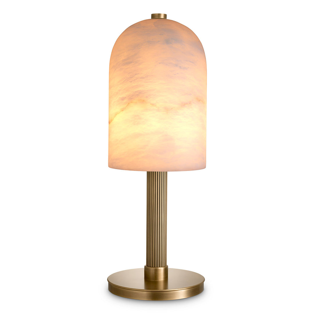 Eichholtz Tafellamp Kayla Antique Brass Albast
