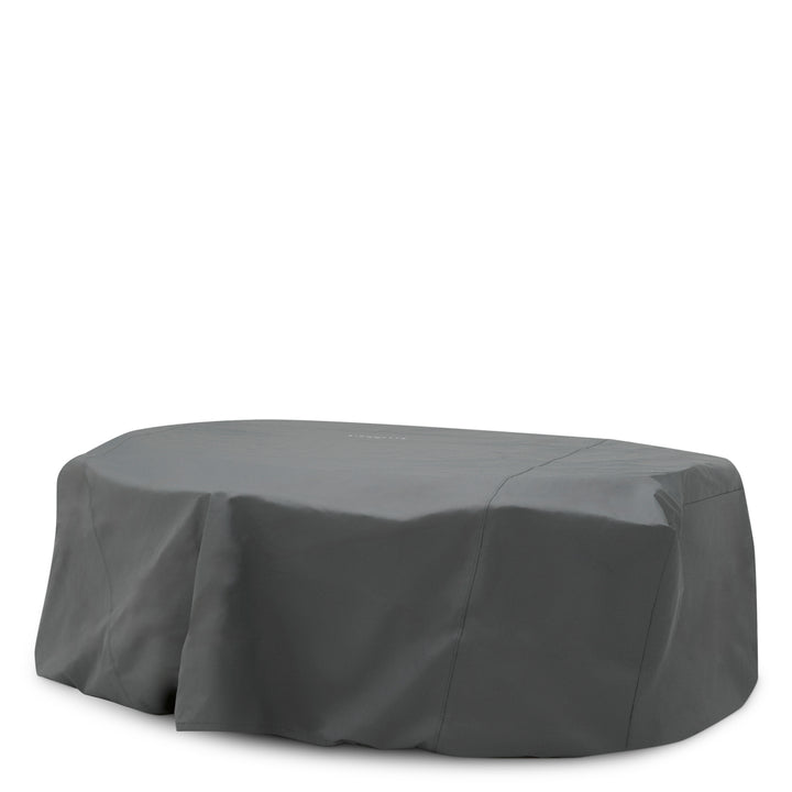 Eichholtz Outdoor Eettafel Volterra Oval Bronze Grey Ceramic
