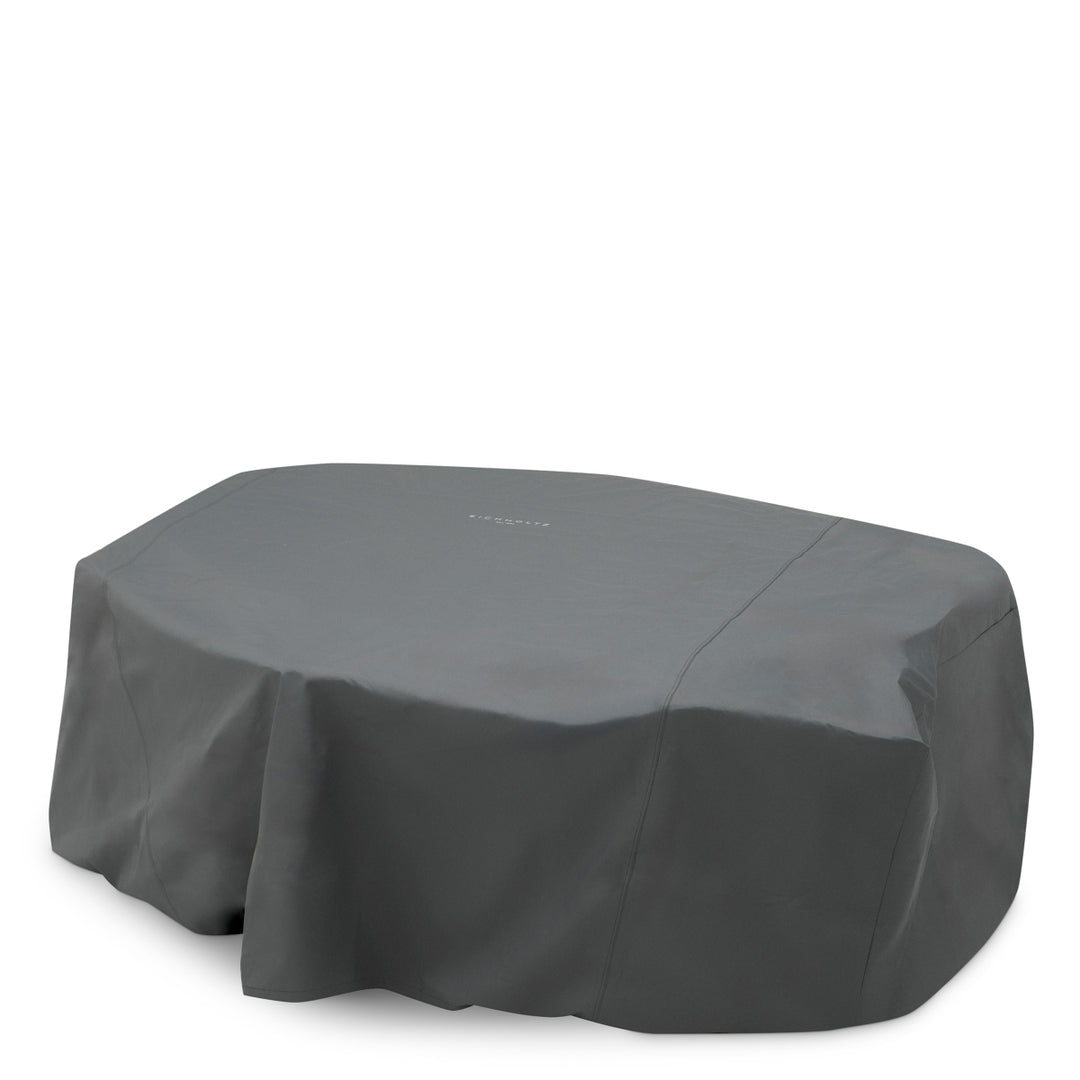 Eichholtz Outdoor Eettafel Volterra Oval Bronze Grey Ceramic